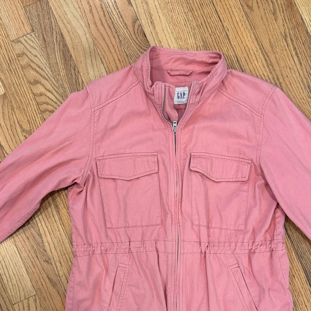 GAP Women's Pink Utility Jacket - Picture 5 of 13